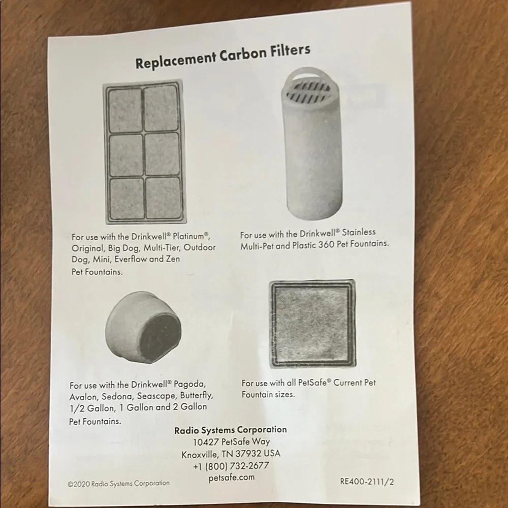 NIB PetSafe 12 Drinkwell Replacement Carbon Filters